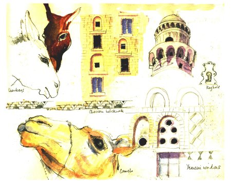 Arabian sketchbook page 2
